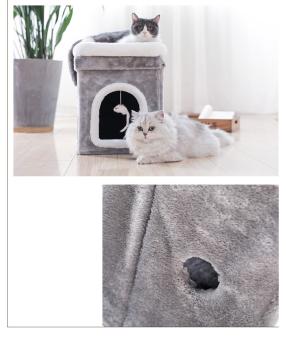 Großhandel B2B Katzenhaus Höhle Klettergerüst für Hauskatzen Klappbares Katzenbett